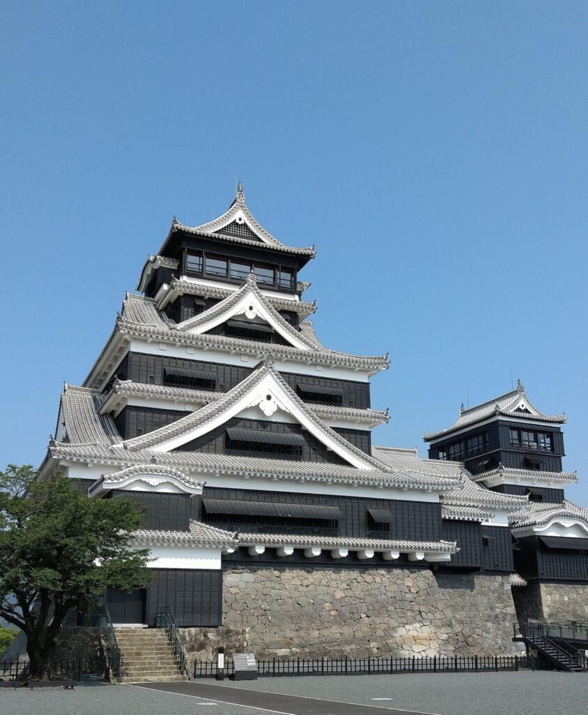 The main tower of Kumamoto Castle