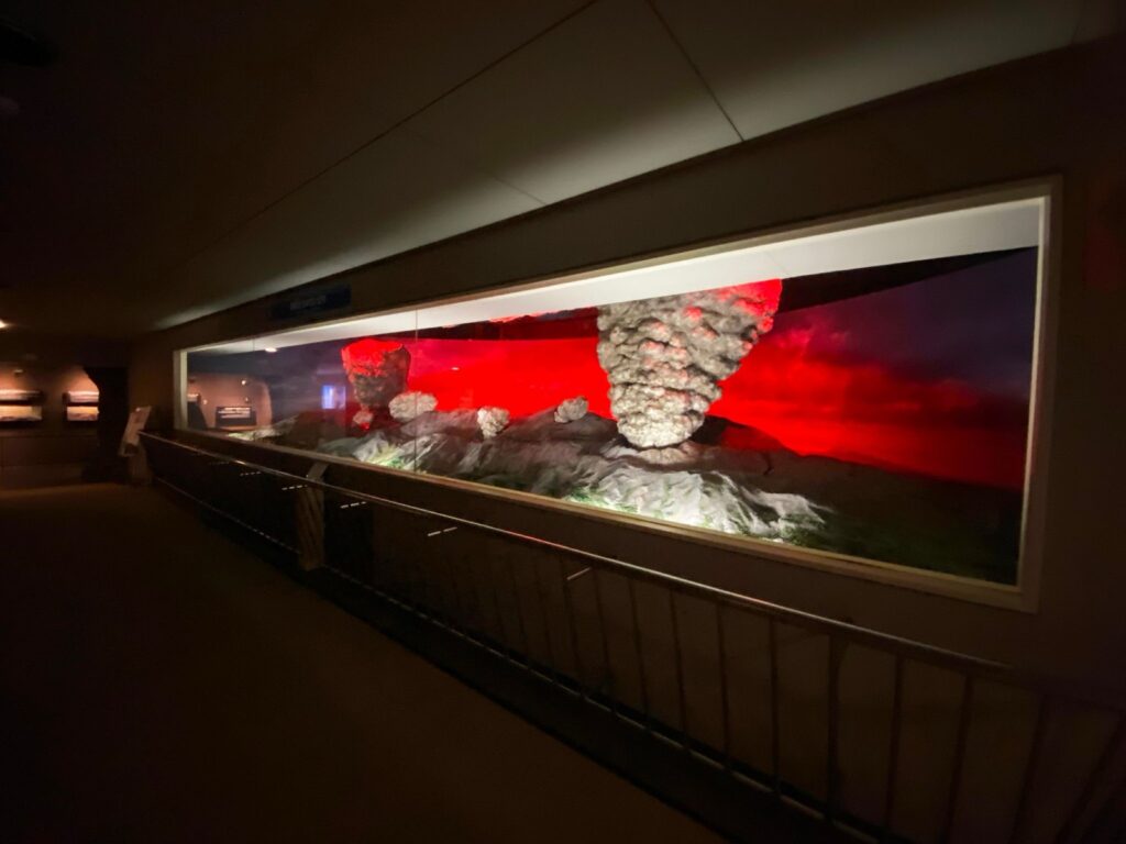 阿蘇火山博物館。入館料と開館時間、休館日と所要時間 館内の展示
