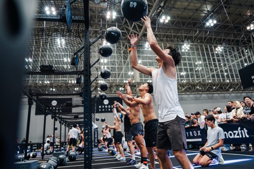 HYROX（ハイロックス）とは。九州の公式クラブ3か所と福岡のHIIT ウォールボール（AirAsia HYROX Chiba、2026年8月）