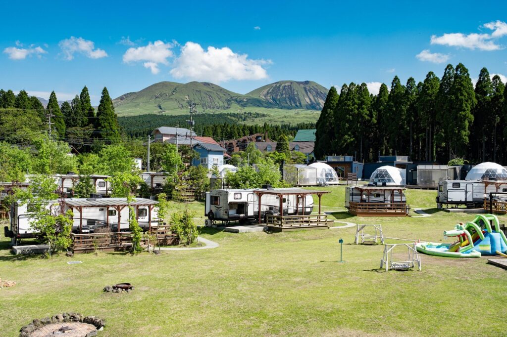 熊本の秋2026。お城EXPO、人吉Rural Act、新しい宿SOVA6店 コスギリゾートの敷地