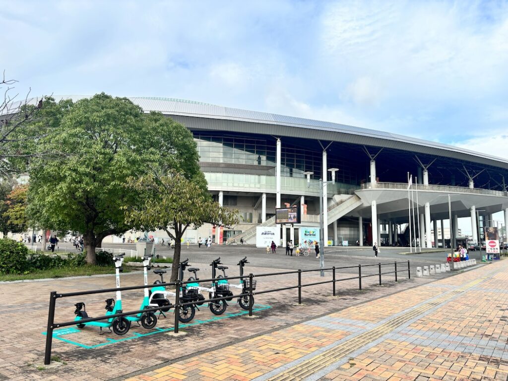 福岡・北九州・糸島・熊本のシェアサイクル。チャリチャリ・LUUPなど料金と使い方 北九州市・メディアドームのLUUPポート