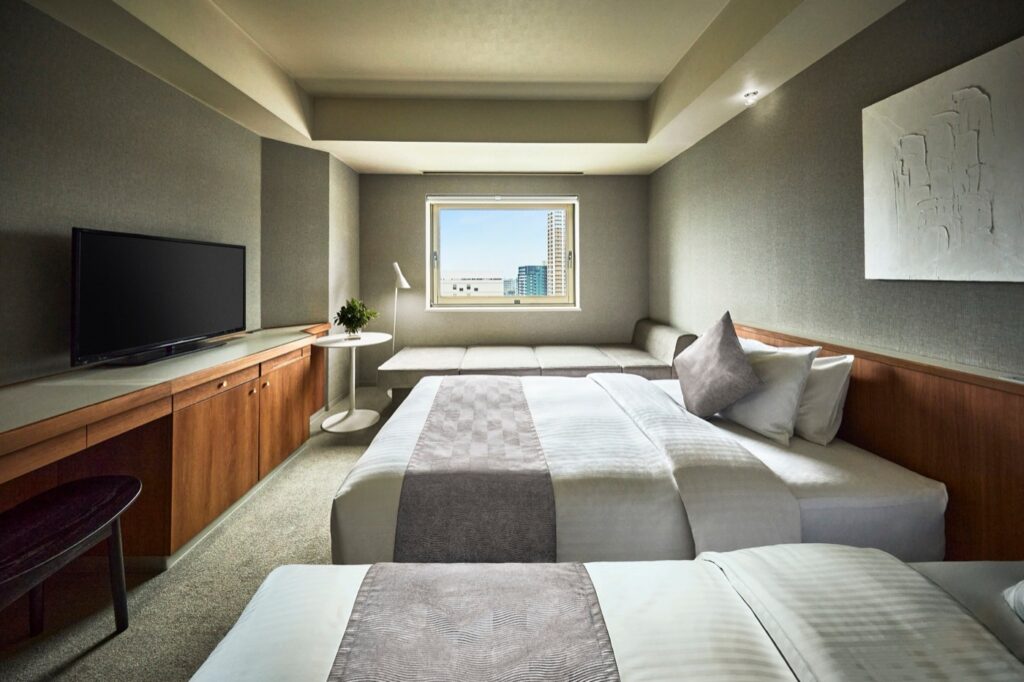 Where to stay when you first move to Kumamoto or Fukuoka: business hotels, weekly and monthly apartments (2026) Superior Twin room at ONE STATION HOTEL KUMAMOTO