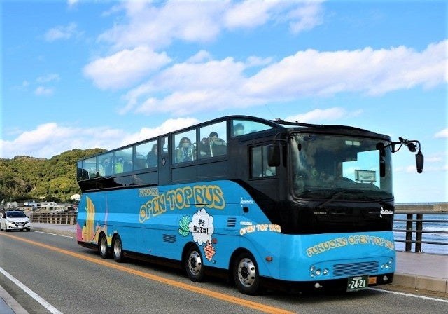 【観光バス】天神発の福岡オープントップバス 福岡オープントップバスの車両