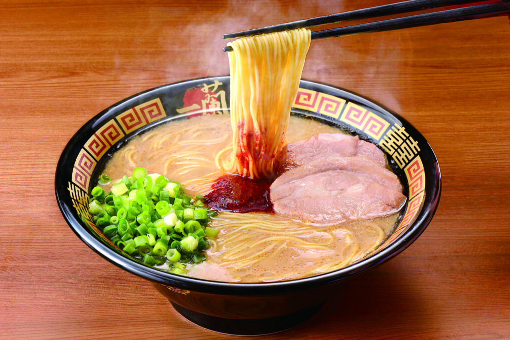 糸島の一蘭の森 糸島店。天然とんこつラーメン980円、駐車場594台 天然とんこつラーメン(創業以来)