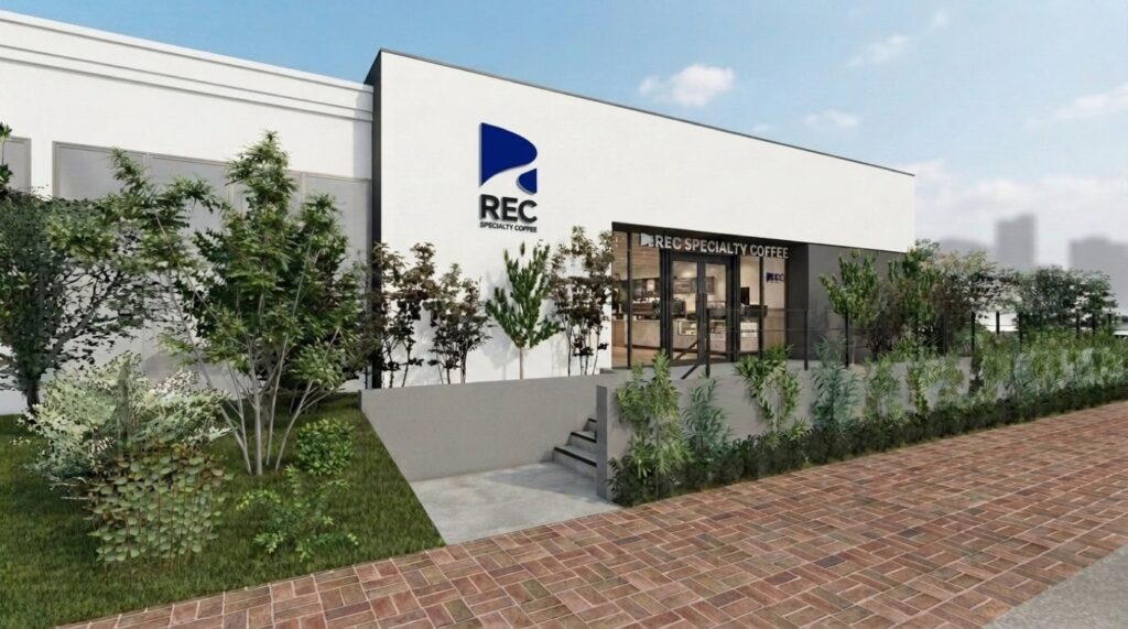 【開店予定:10月31日】東区香椎照葉のREC COFFEE 外観のイメージ(完成予想図)