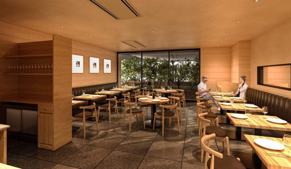 【開店予定】福岡の新店9件。HOTEL NID・天神シャングリラ・ギンノモリなど10〜12月 SMAAK博多の客席(イメージ)