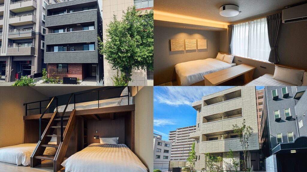 熊本の秋2026。お城EXPO、人吉Rural Act、新しい宿SOVA6店 SOVA 熊本慶徳堀町(上段)と熊本水道町(下段)