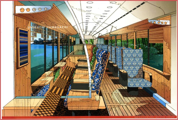 九州の鉄道とバスの秋2026。クレカ乗車92駅、新しいきっぷと特別運行 新設するグリーン席(イメージ)