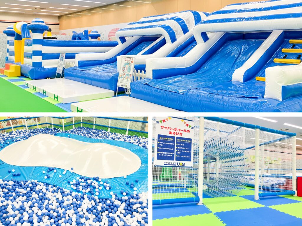 山口の有料の屋内遊び場8か所|市・駐車場・料金・対象年齢で比較 エアー遊具とボールプール(山口宇部店)
