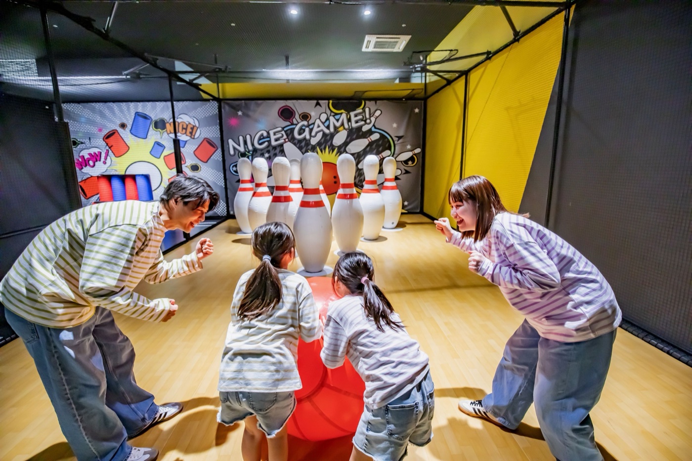 The Giga Bowling area added on the 2nd floor